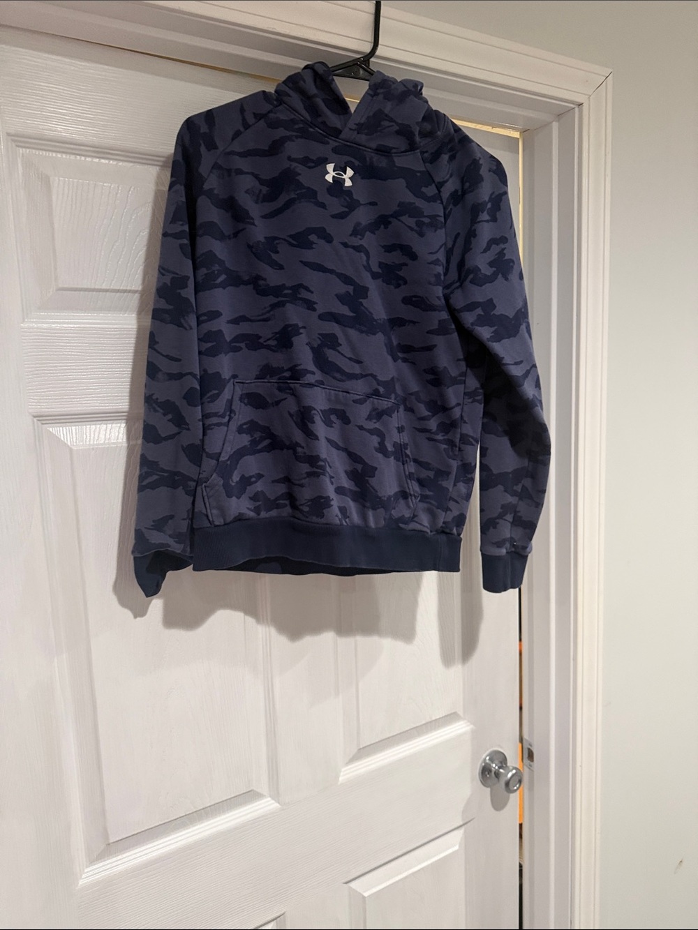 Under Armour Dark Blue Camo Pullover Hoodie